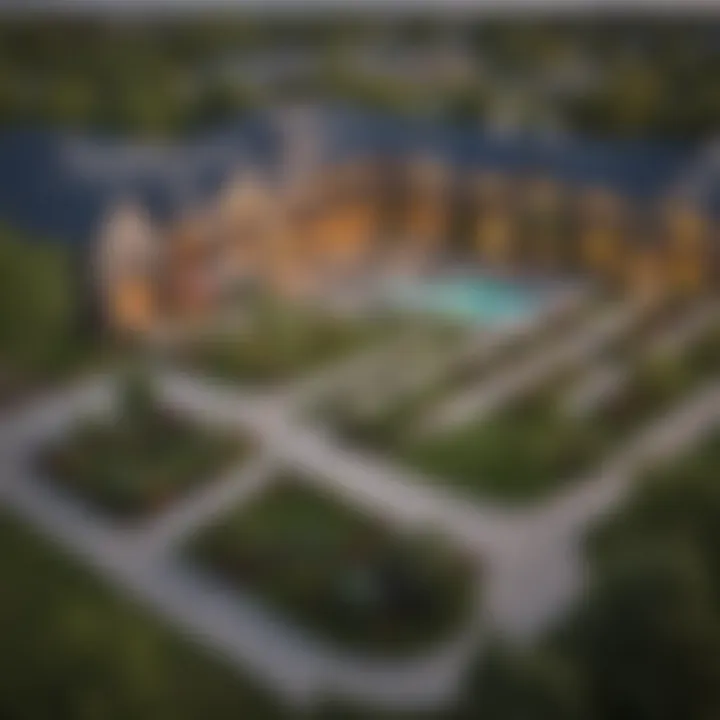 Scenic view of nearby parks and attractions around Arboretum Apartments