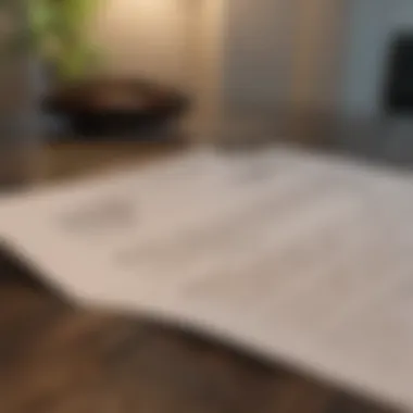 Understanding Rental Agreements Illustration depicting a rental agreement document