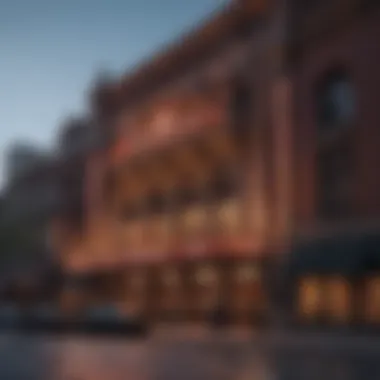 Exterior view of the Beacon Theater showcasing its architectural beauty
