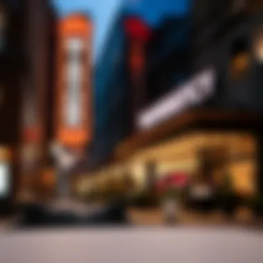 Dining and Nightlife: A Perfect Complement to Theater Dining experience near the Theater District under evening lights