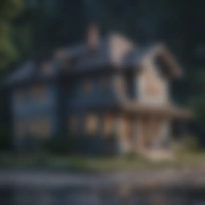 Blueprint of a house with dimensions
