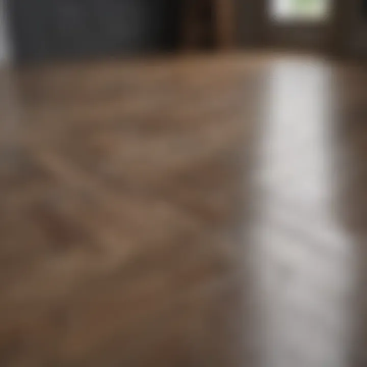 Completed flooring project