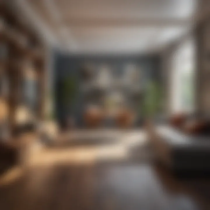 Irregularly shaped room layout
