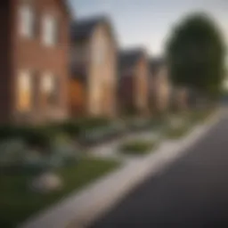 Scenic view of a DFW neighborhood showcasing affordable housing options