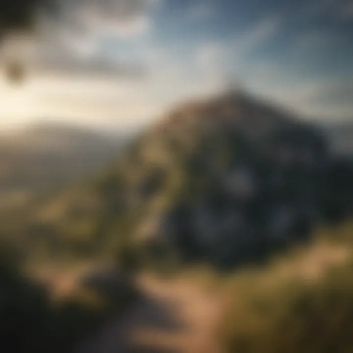 Scenic view of Civita landscape