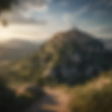 Scenic Civita Landscape Scenic view of Civita landscape