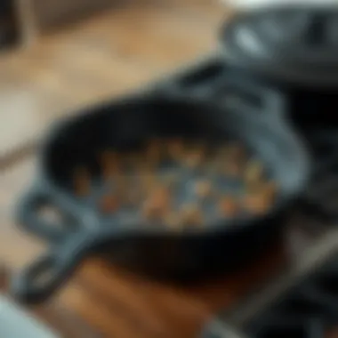 Cast iron cookware seasoned and ready for use