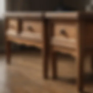 Before and After: The Impact of Proper Cleaning Side-by-side comparison of cleaned versus dirty wooden furniture