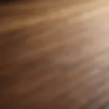 Polished wooden surface showcasing the beauty of clean wood
