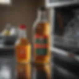 Vinegar bottle with dishwasher