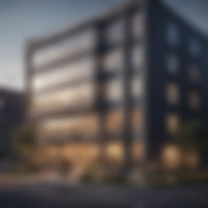 Exterior view of a modern co-op building