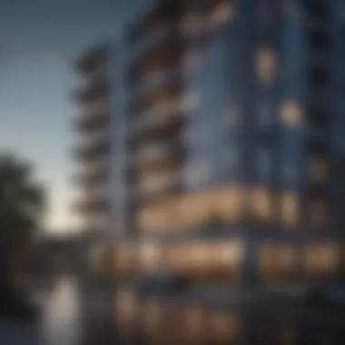 Understanding Modern Condominiums An illustration depicting a modern condominium building with amenities.