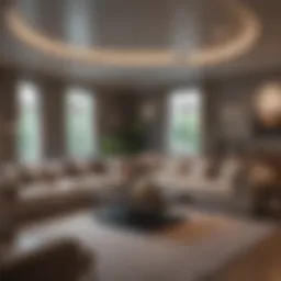 Spacious living room in a Chicago 6 bedroom house