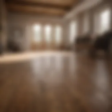 Transformation of Wooden Floors Post-Cleaning Before and after comparison of wooden floor cleaning