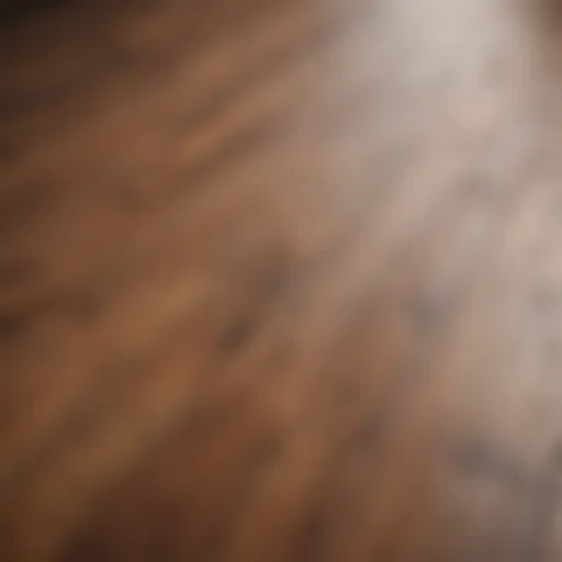 Elegant wooden floor showcasing natural grain patterns