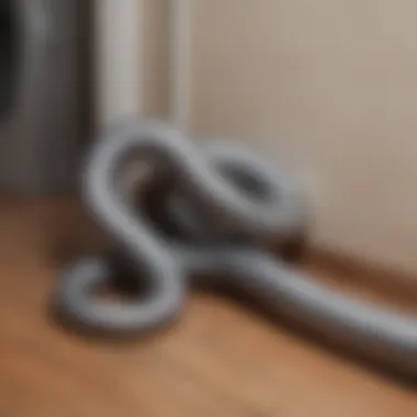 Before and After: Clean Dryer Vent Hose Before and after comparison of a clean dryer vent hose