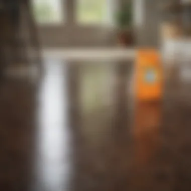 Homemade cleaning solution for laminate floors