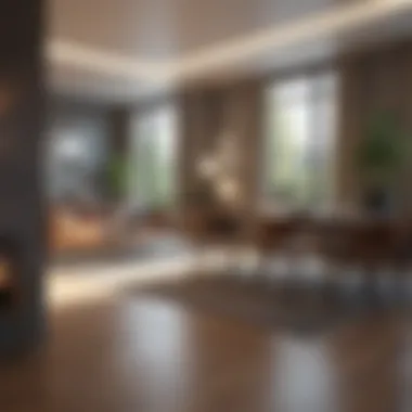 Stylish Apartment Interior Stylish apartment interior highlighting open floor plan