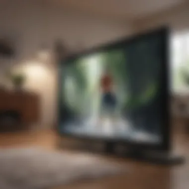 Optimal Cleaning Angle for LED Television Screens A person demonstrating the correct angle for cleaning