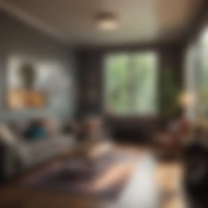 Cozy apartment interior representing housing expenses