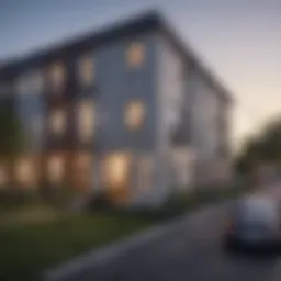 Conceptual illustration of affordable housing