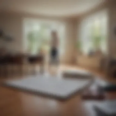 Calculating Square Footage with Ease A person using a calculator to determine square footage