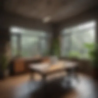 Optimized Workspace A serene workspace organized for maximum productivity