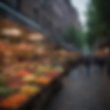 Boston Local Market Experience A vibrant street market filled with local cuisine and artisanal goods.
