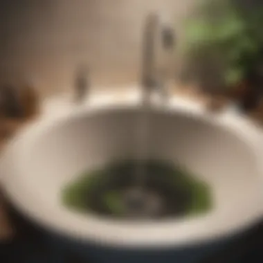 A variety of natural remedies displayed for unclogging drains