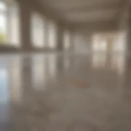 A pristine floating floor showcasing its natural sheen