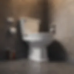 Clogged toilet drain