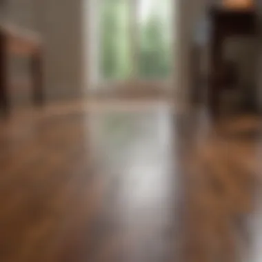 Before and After Cleaning Before and after cleaning faux hardwood flooring