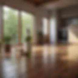 Eco-friendly cleaning products on a wooden surface