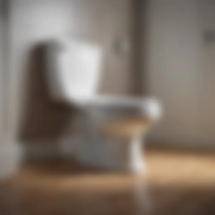 A diagram illustrating common causes of toilet clogs