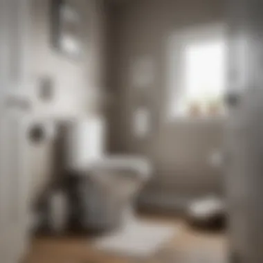 Proper Toilet Usage Guidelines Illustration showing proper toilet usage with a warning against paper towels