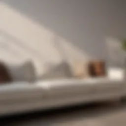 A pristine couch free from stains and odors