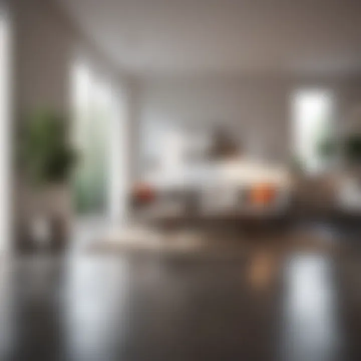 Neat apartment showcasing cleanliness