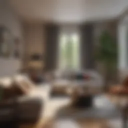 Cozy living area with stylish decor