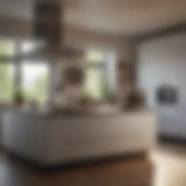 Efficient Kitchen Design Functional kitchen layout with essential appliances and utensils