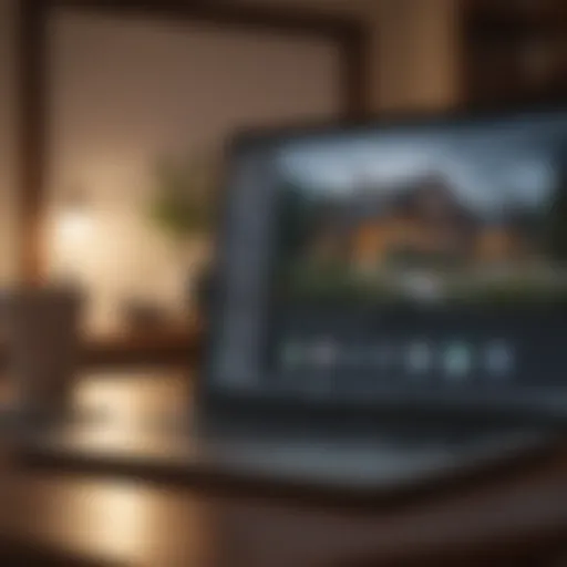 A well-organized budget plan on a laptop screen