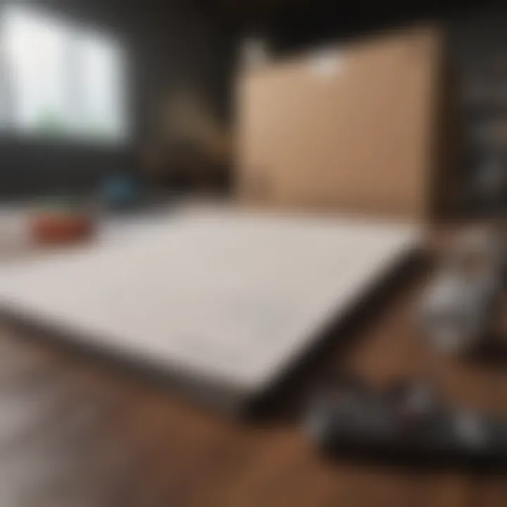 A checklist for moving logistics on a notepad