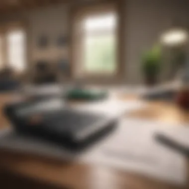 Financial documents and a calculator on a desk