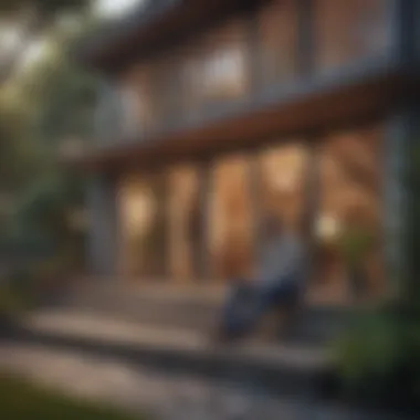 A thoughtful homeowner reflecting on options