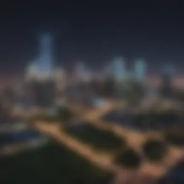 Dallas Skyline for Rental Property Investment Dallas skyline showcasing vibrant real estate opportunities