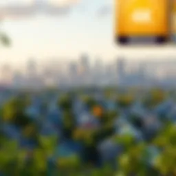 A scenic skyline of a vibrant city showcasing affordable housing options