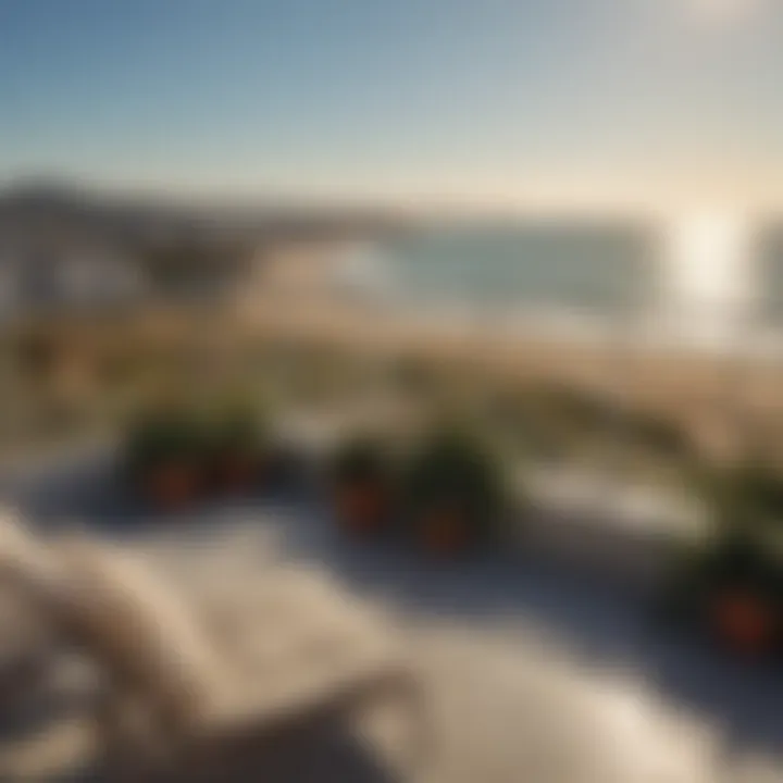 Stunning beach view from an apartment balcony in Outer Sunset