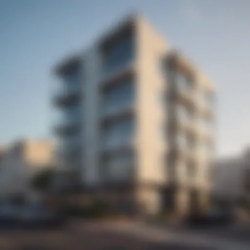 Exterior view of a modern apartment building in Outer Sunset