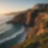 Scenic view of Point Loma coastline