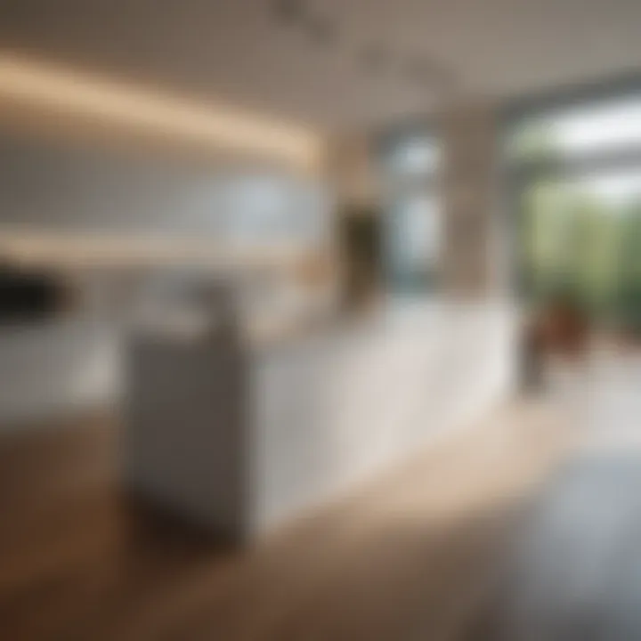 Modern kitchen in a Belvedere apartment