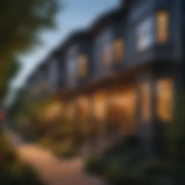 Charming residential street lined with diverse architectural styles